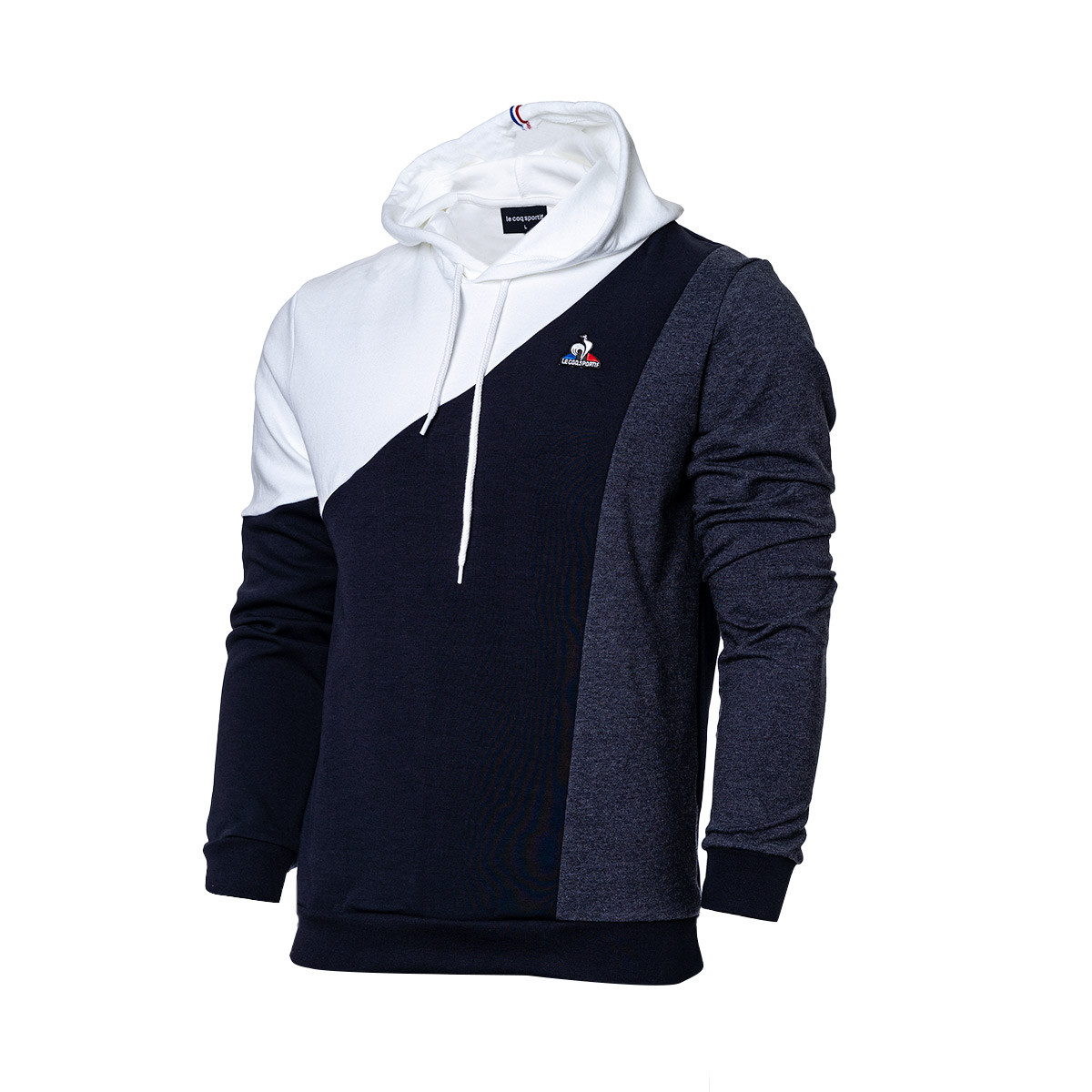 Sudadera Le coq sportif Saison 1 Hoody N°1 M Sky Captain - Fútbol Emotion