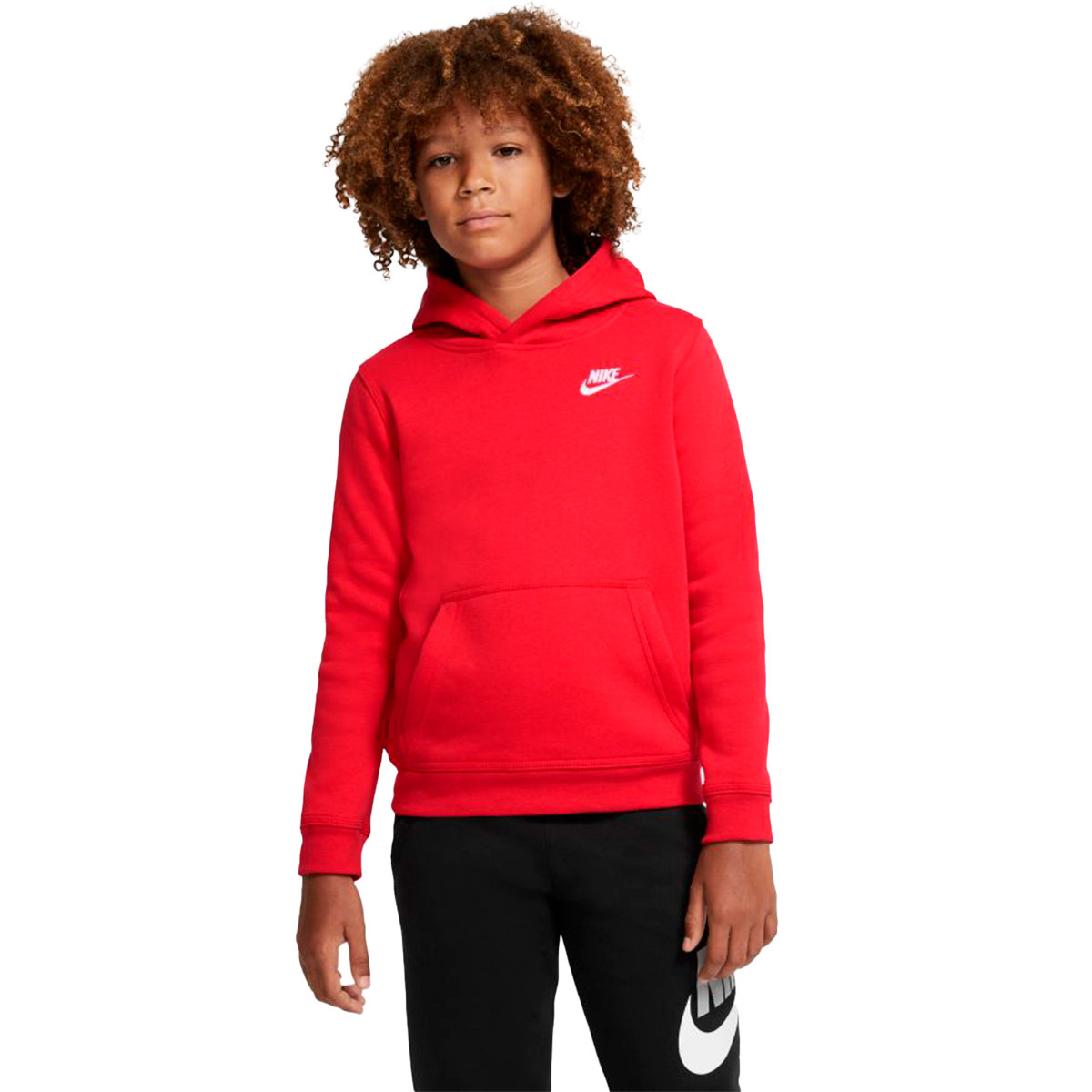 Sudadera Nike Sportswear Niño Red-White C-O - Fútbol Emotion