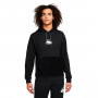 NSW Swoosh League French Terry Pullover Hoodie Czarno-Ciemny Smoke Grey- Biały