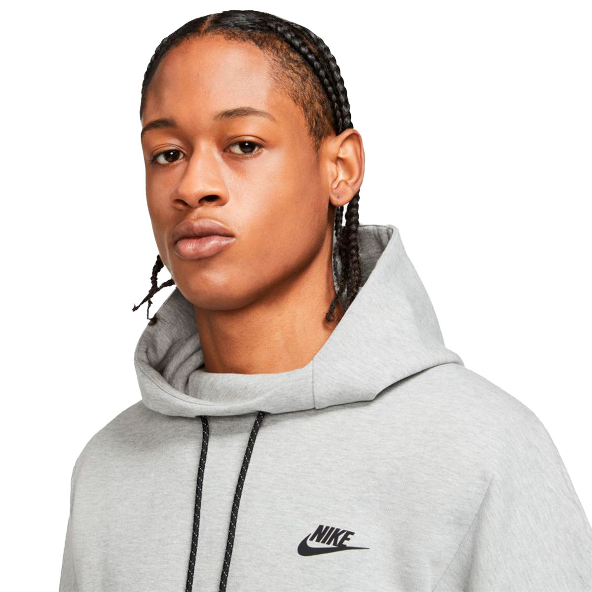 Sudadera Nike NSW Tech Fleece Pullover Hoodie Dark Grey Heather-Black -  Fútbol Emotion