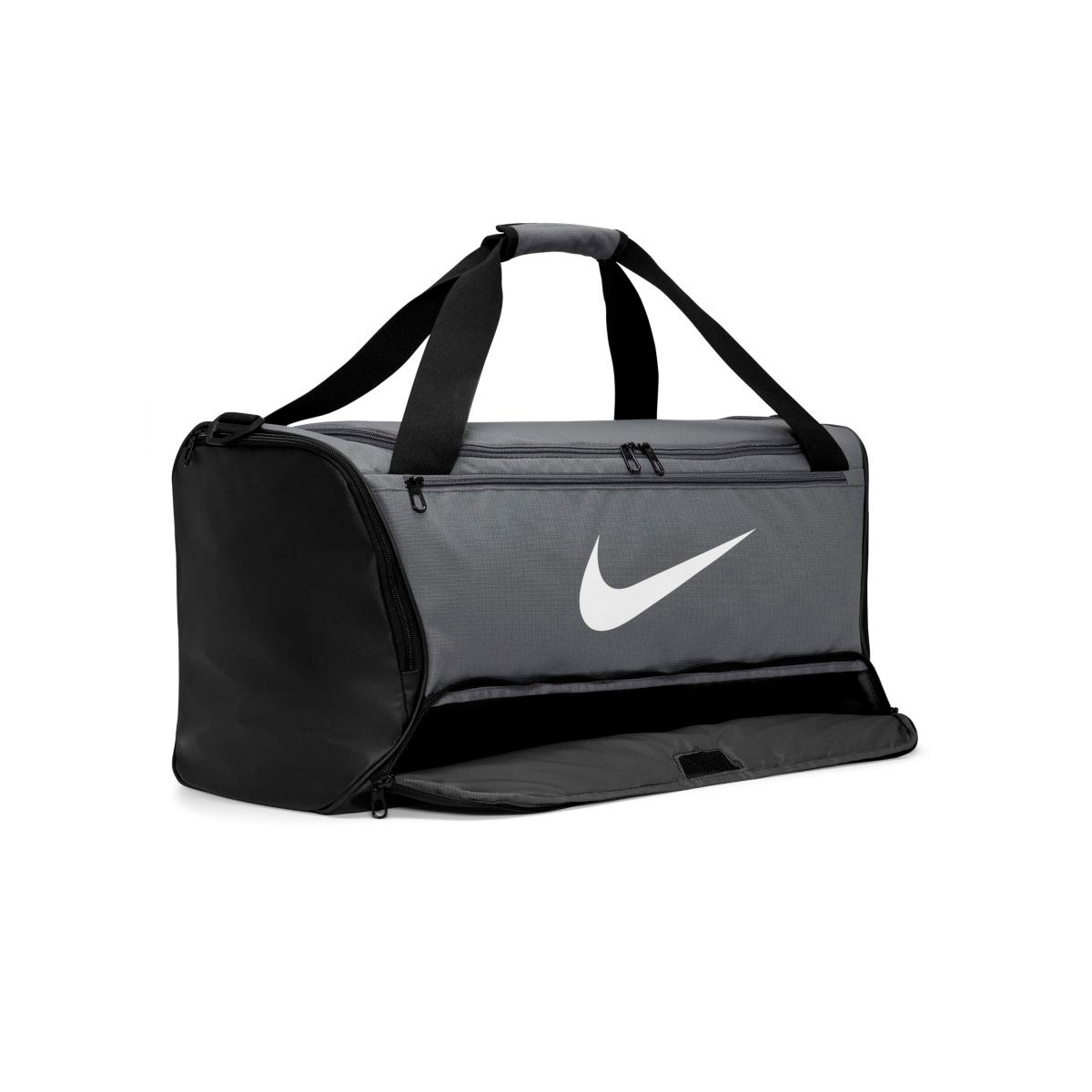 Borsa Nike NSW Brasilia 9.5 Medium Duffel Flint Grey-Black-White - Fútbol  Emotion