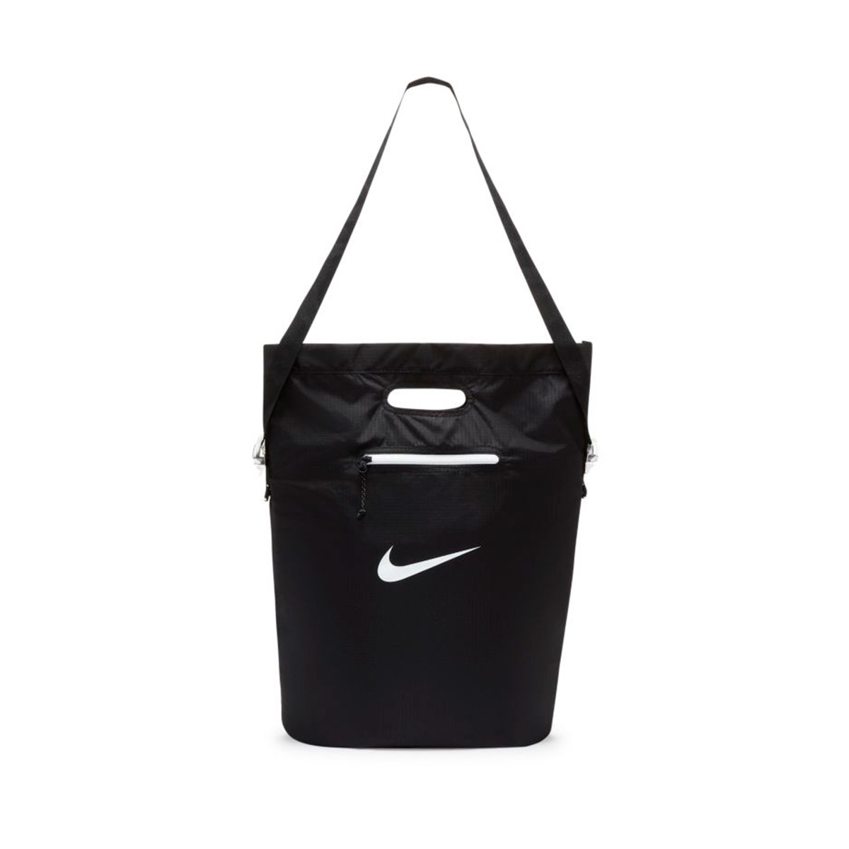 Bandolera Nike NSW Stash Tote Black-Black-(White) - Fútbol Emotion