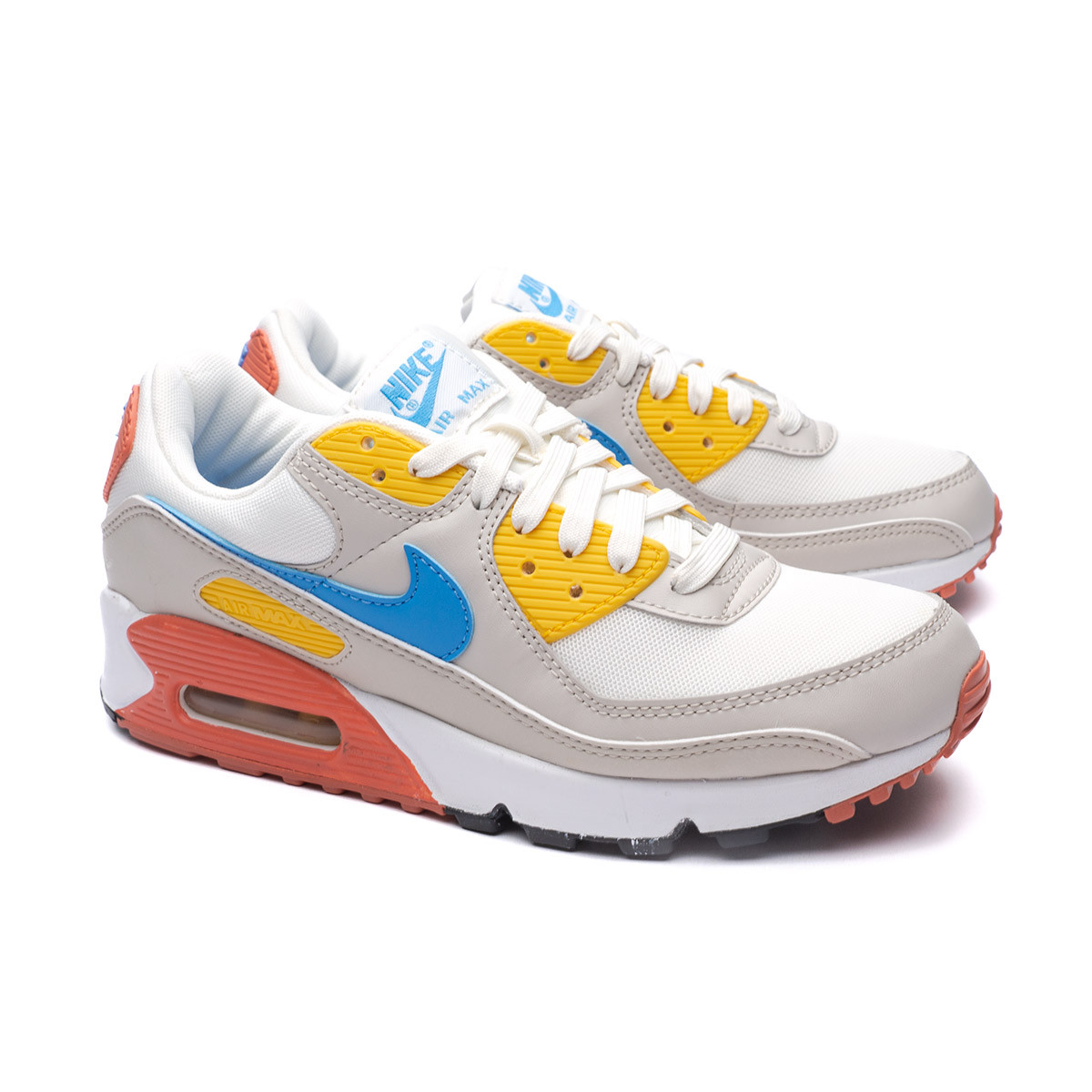 Zapatilla Nike Air Max 90 Mujer Summit White-Univ Blue - Emotion