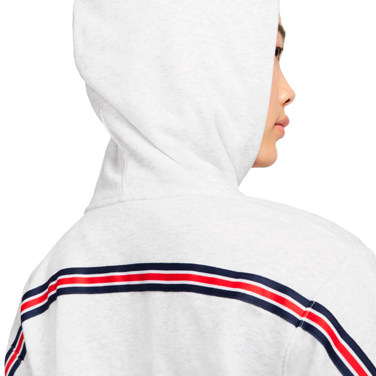 Felpa Nike Jordan x Paris Saint-Germain FC Fleece Hoodie Donna Birch  Heather - Fútbol Emotion