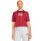 Camiseta PSG x Jordan Fanswear Mujer University Red-Midnight Navy