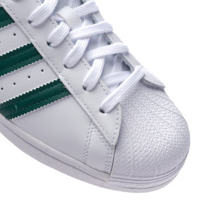 Sueño carpintero Humedad Zapatilla adidas Superstar White-Collegiate Green- White - Fútbol Emotion