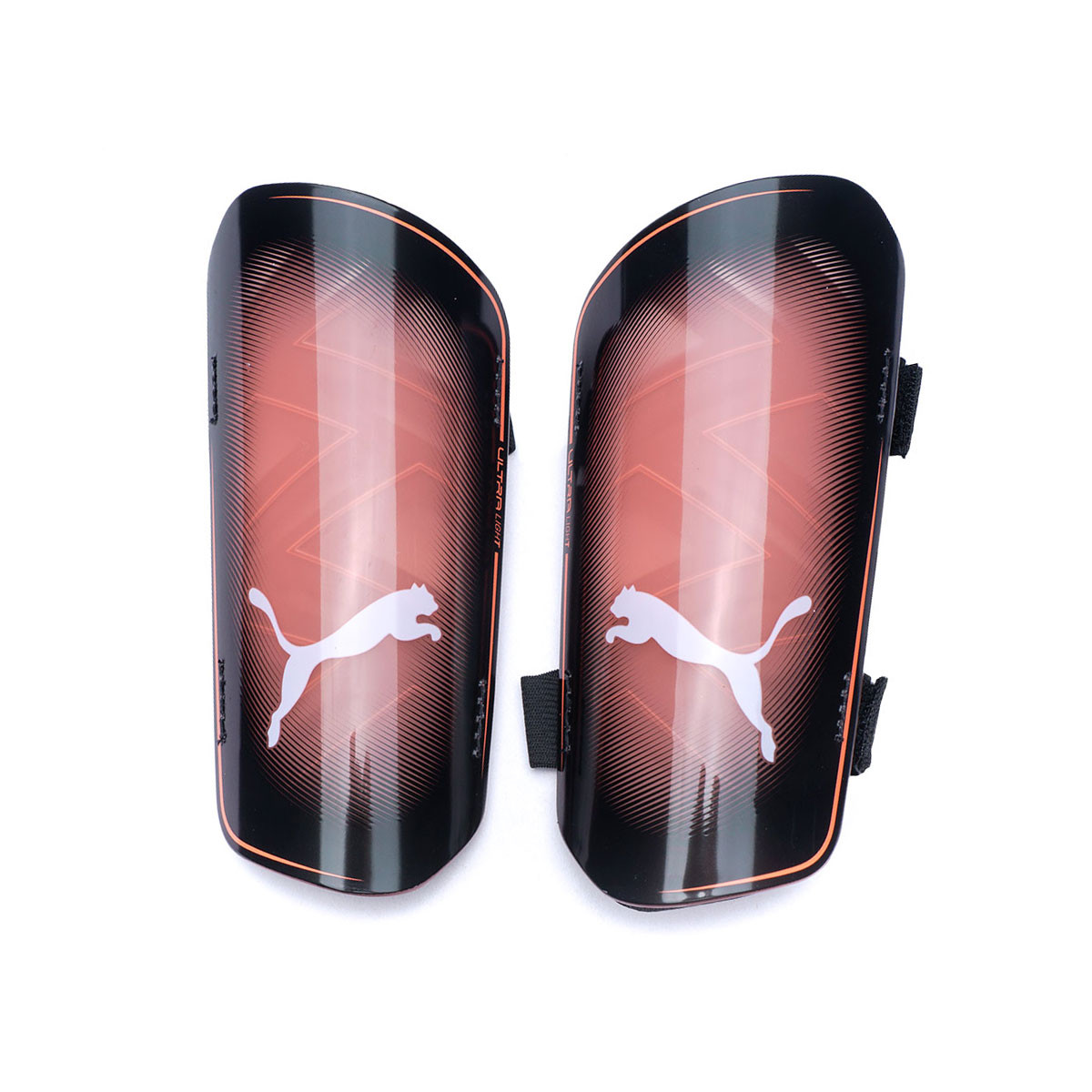 Shinpads Puma Ultra Light Strap Neon 