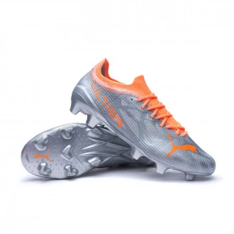 Football Boots Ultra 1.4 FG/AG Diamond Silver-Neon Citrus