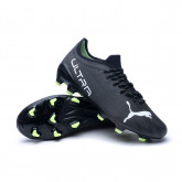 Football Boots Ultra 2.4 FG/AG Puma Black-Puma White-Fizzy Light