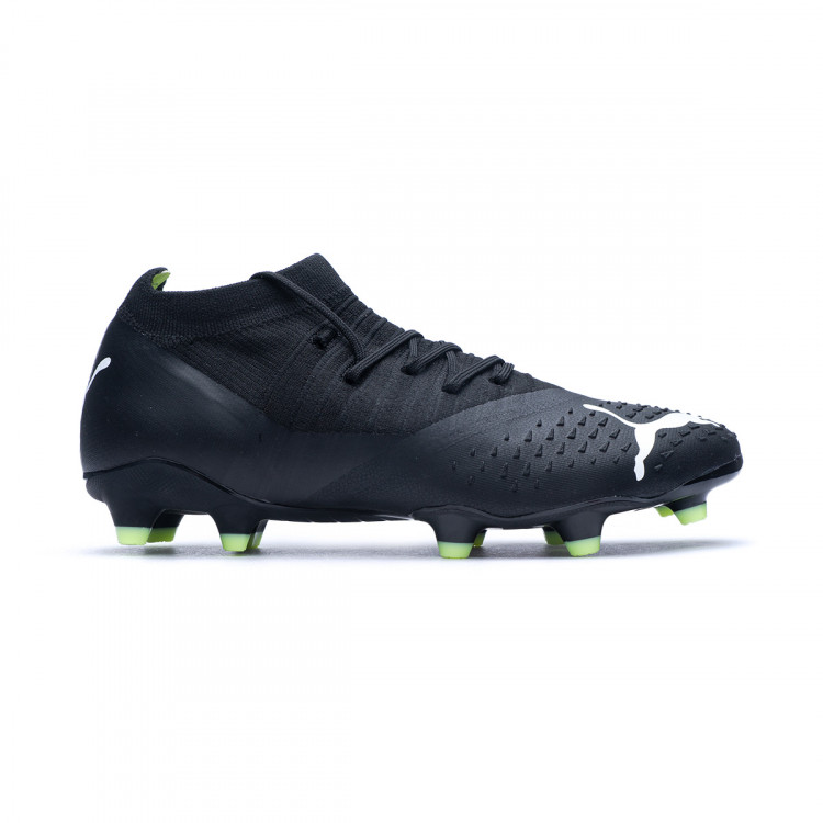 Football Boots Puma Future 3 3 Fg Ag Puma Black Puma White Fizzy Light Futbol Emotion