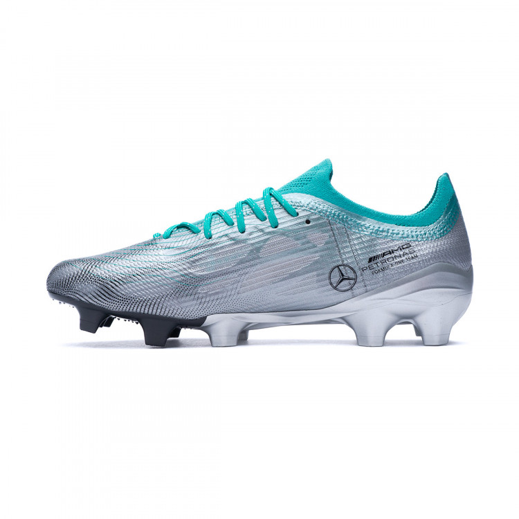 Football Boots Puma MAPF1 Ultra 1.4 FG/AG Diamond Silver-Spectra Green - FÃºtbol Emotion