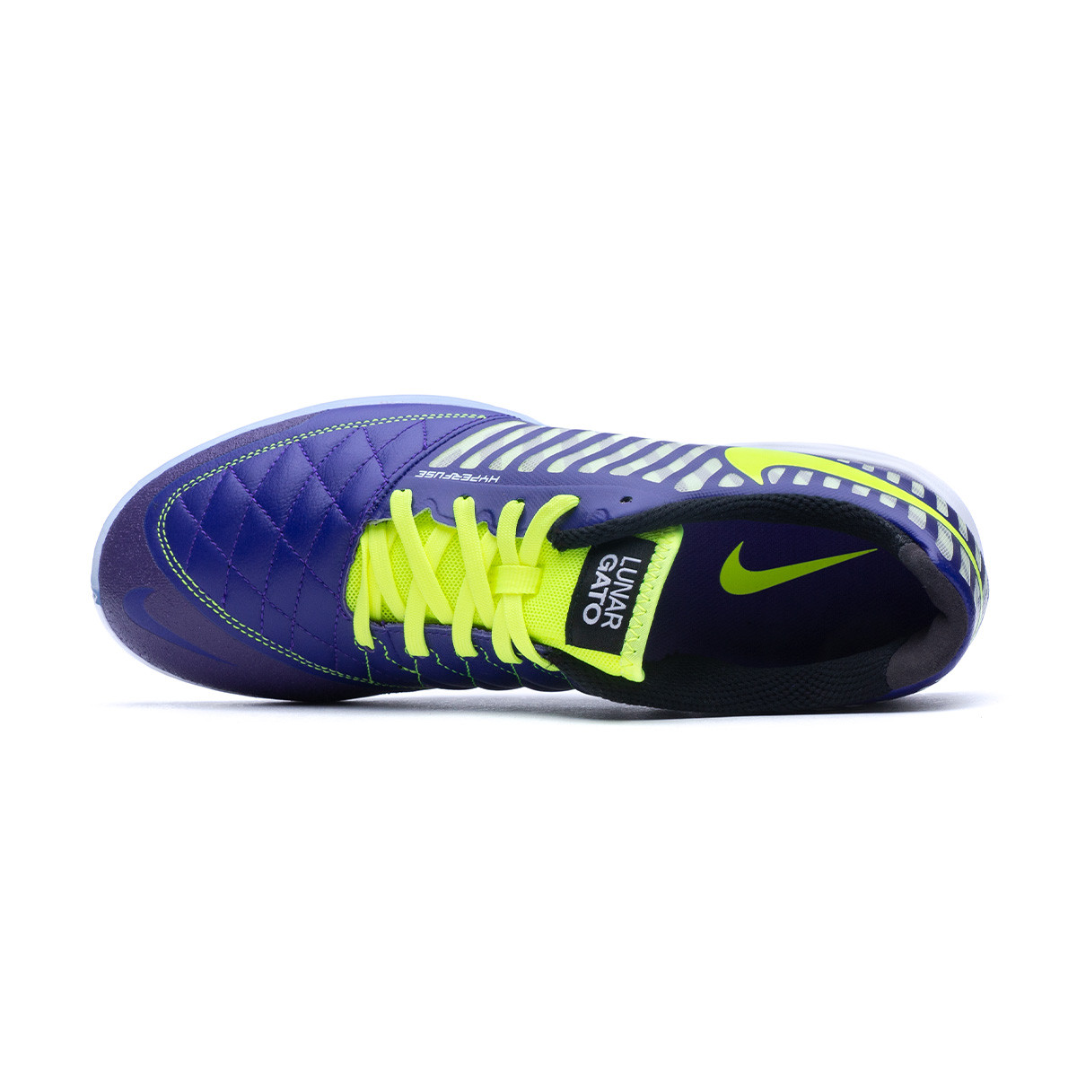 Enviar Señora Decremento Zapatilla de Fútbol sala Nike Lunar Gato II Electro Purple-Volt-Black-White  - Fútbol Emotion