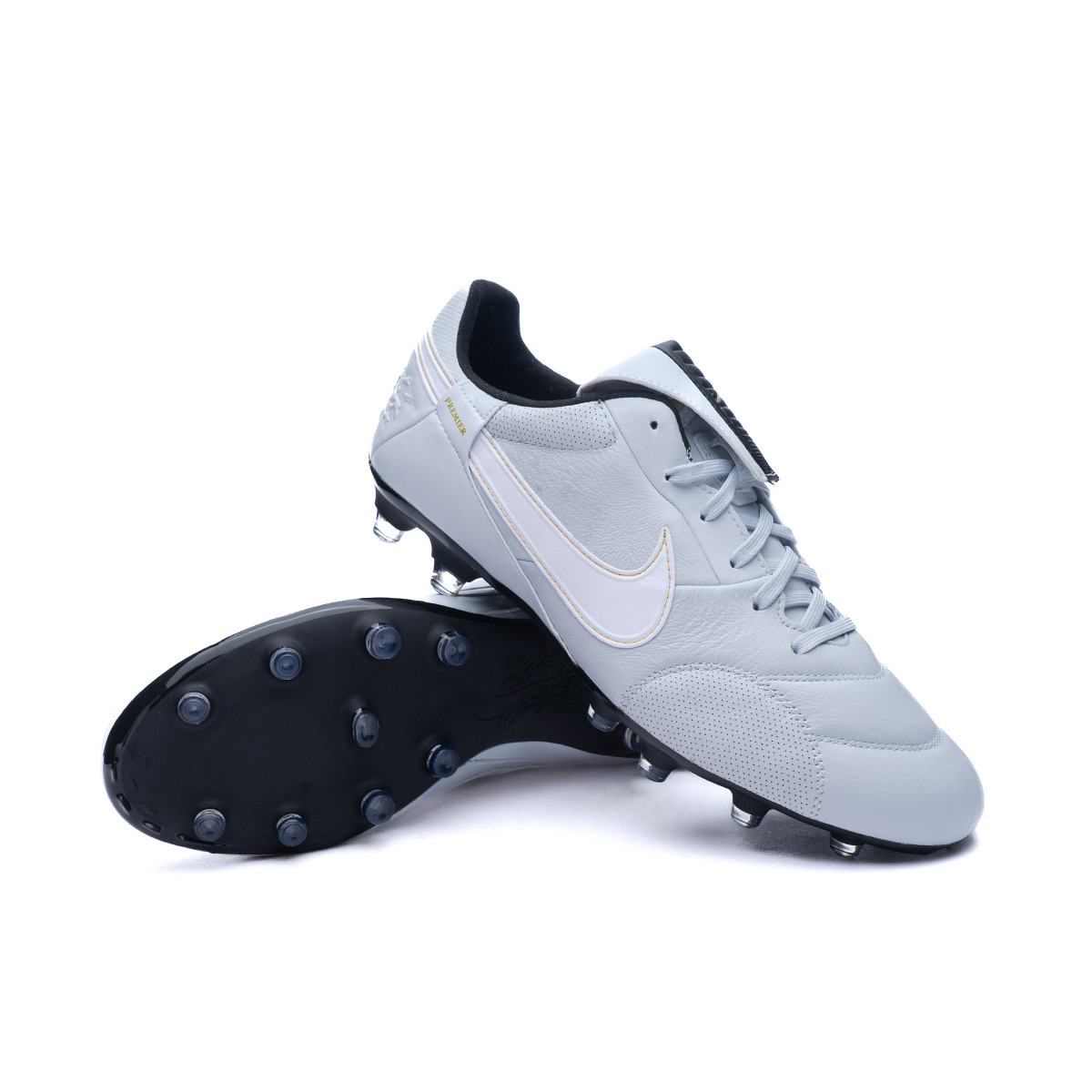 Bota fútbol Nike The Nike Premier 3 FG Platinum-White-Black - Fútbol Emotion