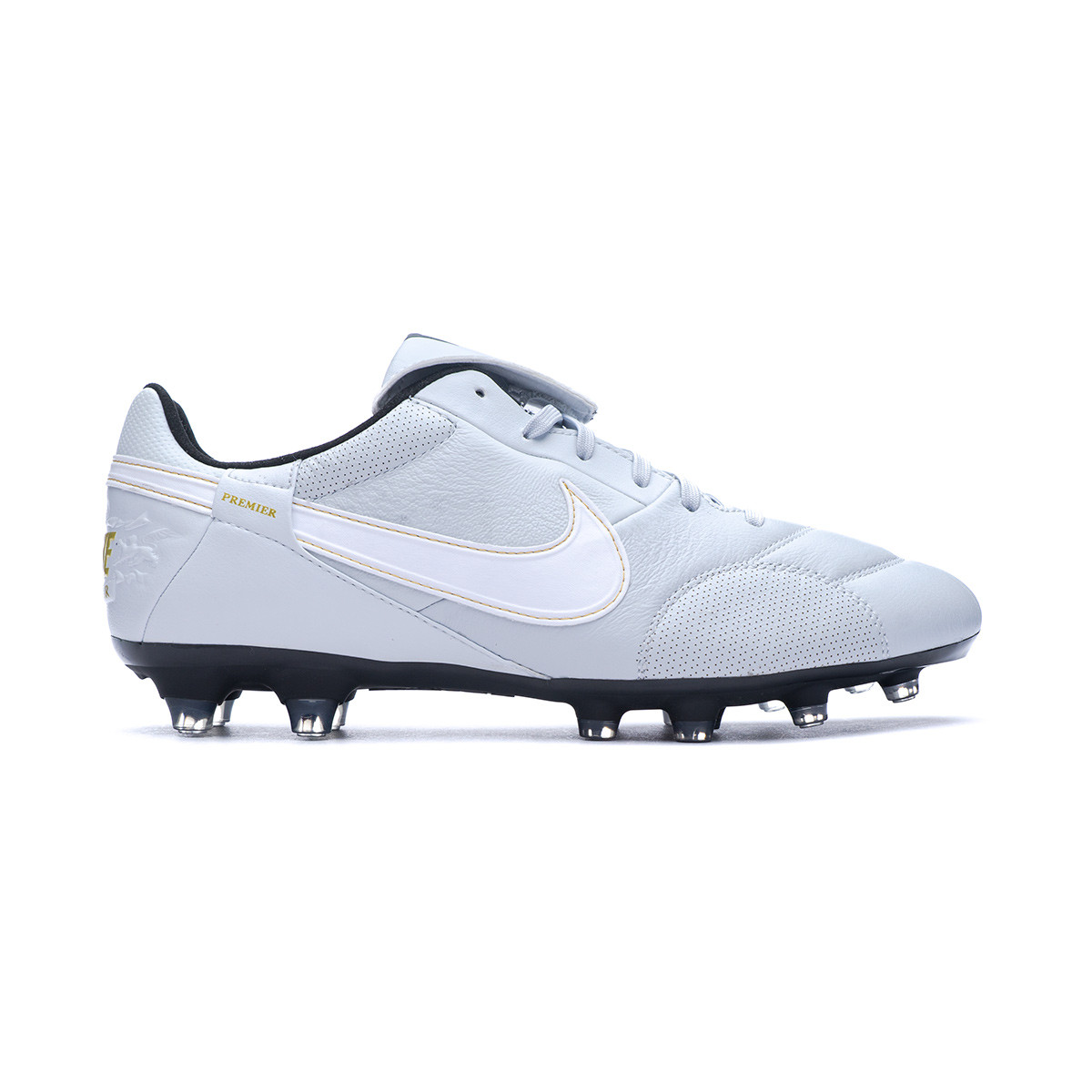 Bota de fútbol Nike The Nike Premier 3 FG Pure Platinum-White-Black - Fútbol  Emotion
