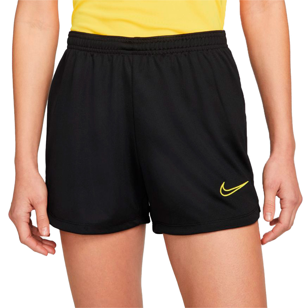 Inicialmente defecto Fresco Pantalón corto Nike Academy 21 Knit Mujer Black-Laser Orange - Fútbol  Emotion
