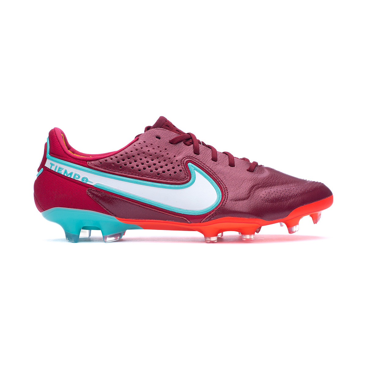 Bota de Nike Tiempo Legend 9 Elite FG Red-White-Mystic Hibiscus - Fútbol Emotion