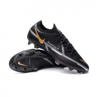 Bota Phantom GT2 Elite FG Black-Metallic Dark Grey-Metallic Gold