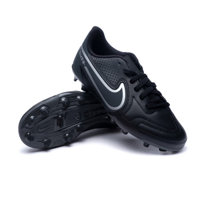 Bota de fútbol Nike Tiempo Legend 9 Club FG/MG Niño  Black-Anthracite-Metallic Silver - Fútbol Emotion