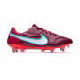 Tiempo Legend 9 Elite SG-Pro AC Tim Crveno-Bijelo-Mistični Hibiskus