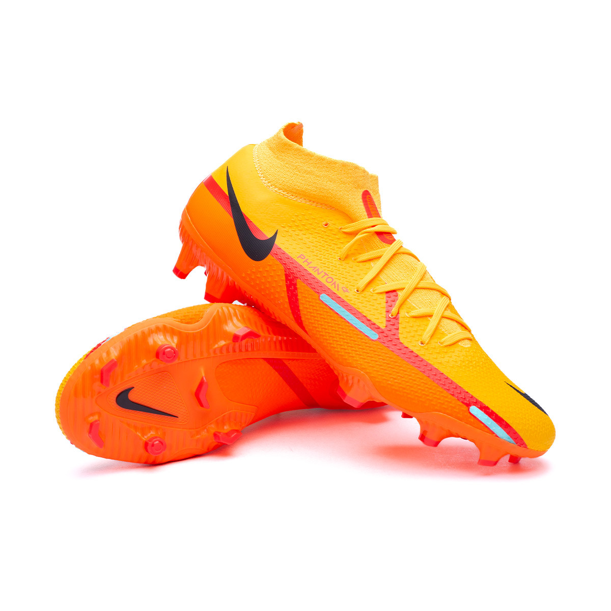 Bota de fútbol Nike Phantom GT2 Pro DF FG Laser Orange-Black-Total - Fútbol Emotion