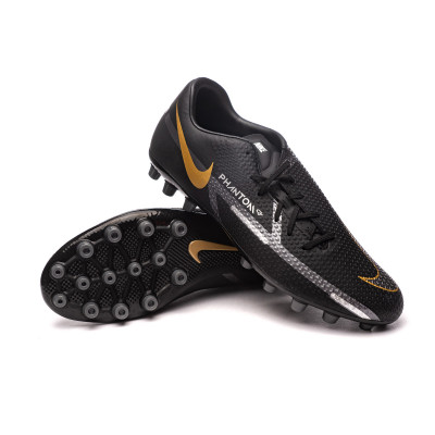 Bota de fútbol Nike Phantom GT2 Academy AG Black-Metallic Dark  Grey-Metallic Gold - Fútbol Emotion