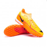 Buty piłkarskie Phantom GT2 Academy DF Turf Laser Pomarańczowy-Czarny-Całkowity Pomarańcz