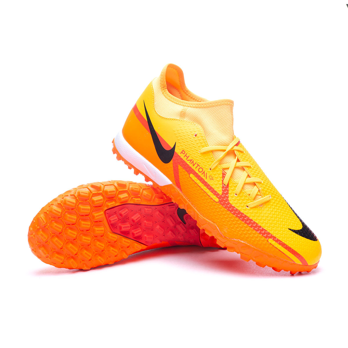 Bota de fútbol Nike Phantom GT2 DF Turf Laser Orange - Fútbol Emotion