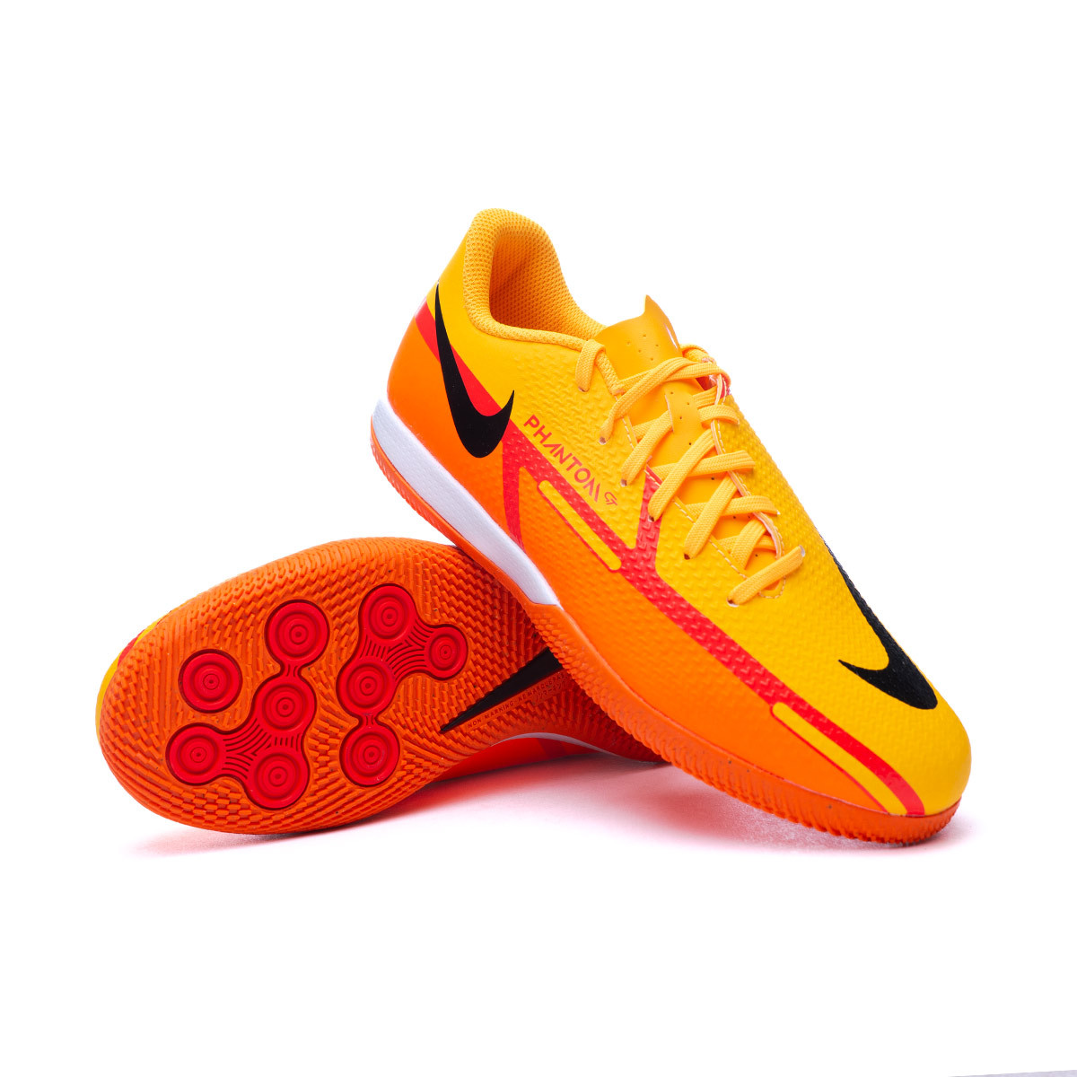 Cusco Espere trolebús Zapatilla de Fútbol sala Nike Phantom GT2 Academy IC Niño Laser  Orange-Black-Total Orange - Fútbol Emotion