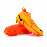 Buty piłkarskie Kids Phantom GT2 Klub DF FG/MG Laser Pomarańczowy-Czarny-Total Pomarańczowy-
