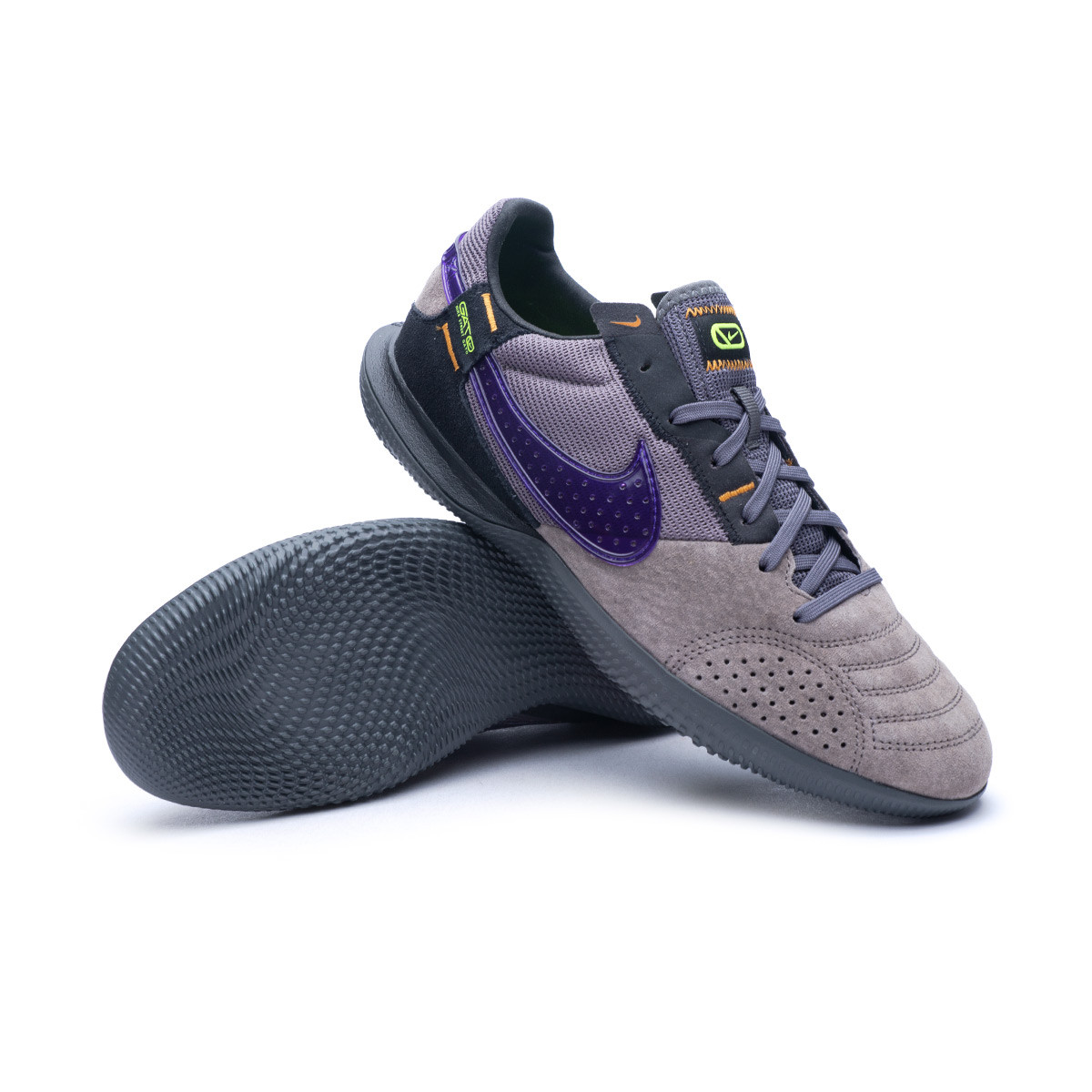 Zapatilla de Fútbol sala Nike Gato Cave Stone-Electro Purple-Black-Iron Grey - Fútbol Emotion