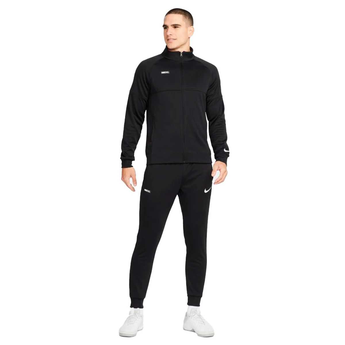 Tracksuit Nike Dri Fit NIKE FC Libero Knit Black White F tbol