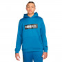 Dri-Fit NIKE FC Libero Fleece Hoodie Dark Marina Blue-White-Black