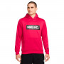 Dri-Fit NIKE FC Libero Fleece Hoodie-Mystic Hibiscus-White-Black