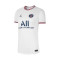 Camiseta Paris Saint-Germain FC x Jordan Cuarta Equipación Stadium 2021-2022 Mujer White-Midnight Navy