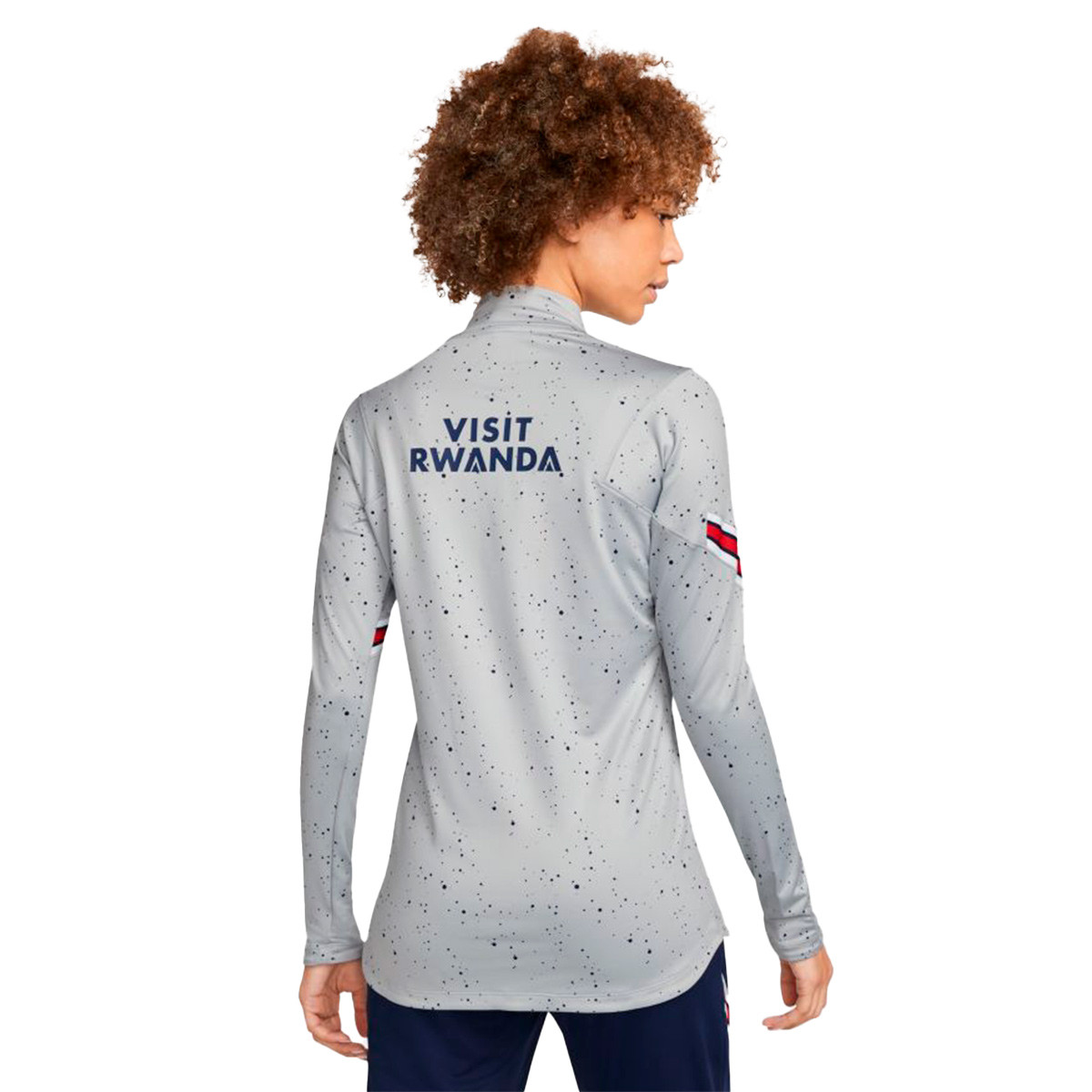 Sudadera Nike Paris Saint-Germain FC x Jordan Training 2021-2022 Mujer Wolf  Grey-Wolf Grey-White-Midnight Navy - Fútbol Emotion