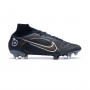 Mercurial Superfly 8 Elite FG Black-Metallic Gold-Metallic Silver