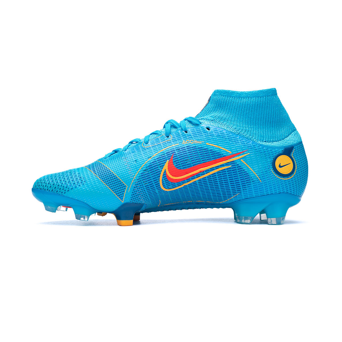 tono Grifo encender un fuego Bota de fútbol Nike Mercurial Superfly 8 Elite FG Chlorine Blue-Laser  Orange-Marina - Fútbol Emotion