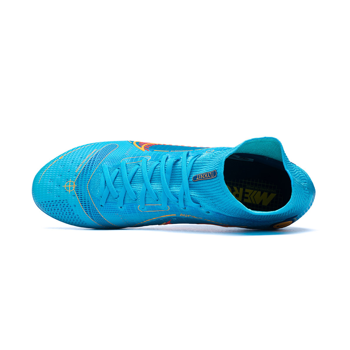 Chaussure de futsal Nike Mercurial Superfly 8 Academy IC Enfant Chlorine  Blue-Laser Orange - Fútbol Emotion