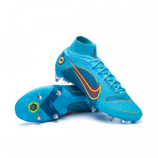 Bota Nike Mercurial Superfly 8 Elite SG-Pro Blue-Laser Orange-Marina - Fútbol Emotion