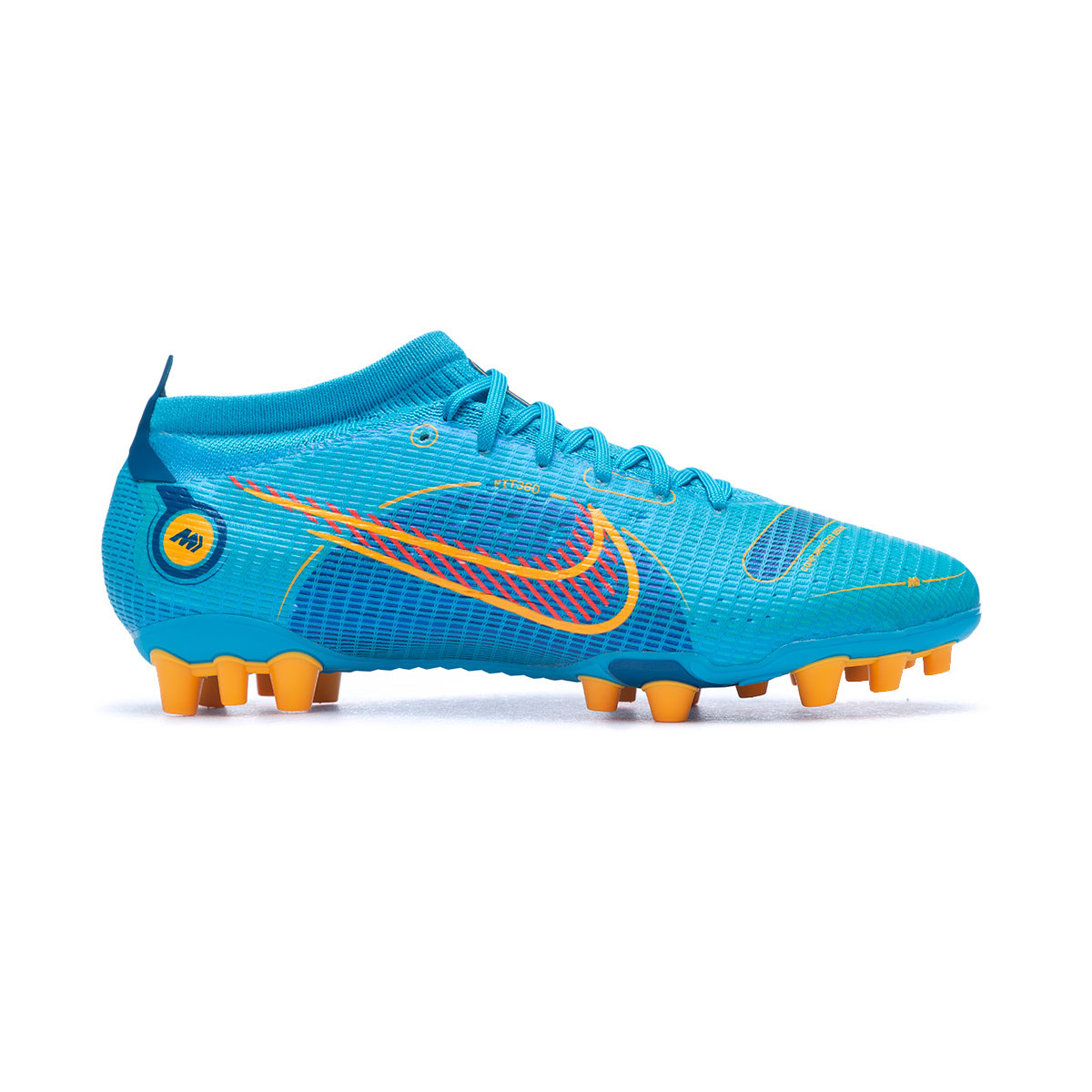 Football Boots Nike Mercurial Vapor 14 Pro AG Chlorine Blue-Laser  Orange-Marina-Brt Crimson - Fútbol Emotion