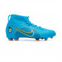 Mercurial Superfly 8 Academy FG/MG Criança Chlorine Blue-Laser Orange-Marina