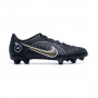 Mercurial Vapor 14 Academy FG/MG Criança Black-Metallic Gold-Metallic Silver-Med Ash