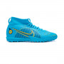 Mercurial Superfly 8 Academy Turf Niño Chlorine Blue-Laser Orange-Marina