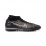 Mercurial Mercurial Superfly 8 Academy Turf Black-Metallic Gold-Metallic Silver