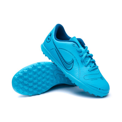 Bota de fútbol Nike Mercurial Vapor 14 Club Turf Niño Chlorine Blue-Laser  Orange - Fútbol Emotion