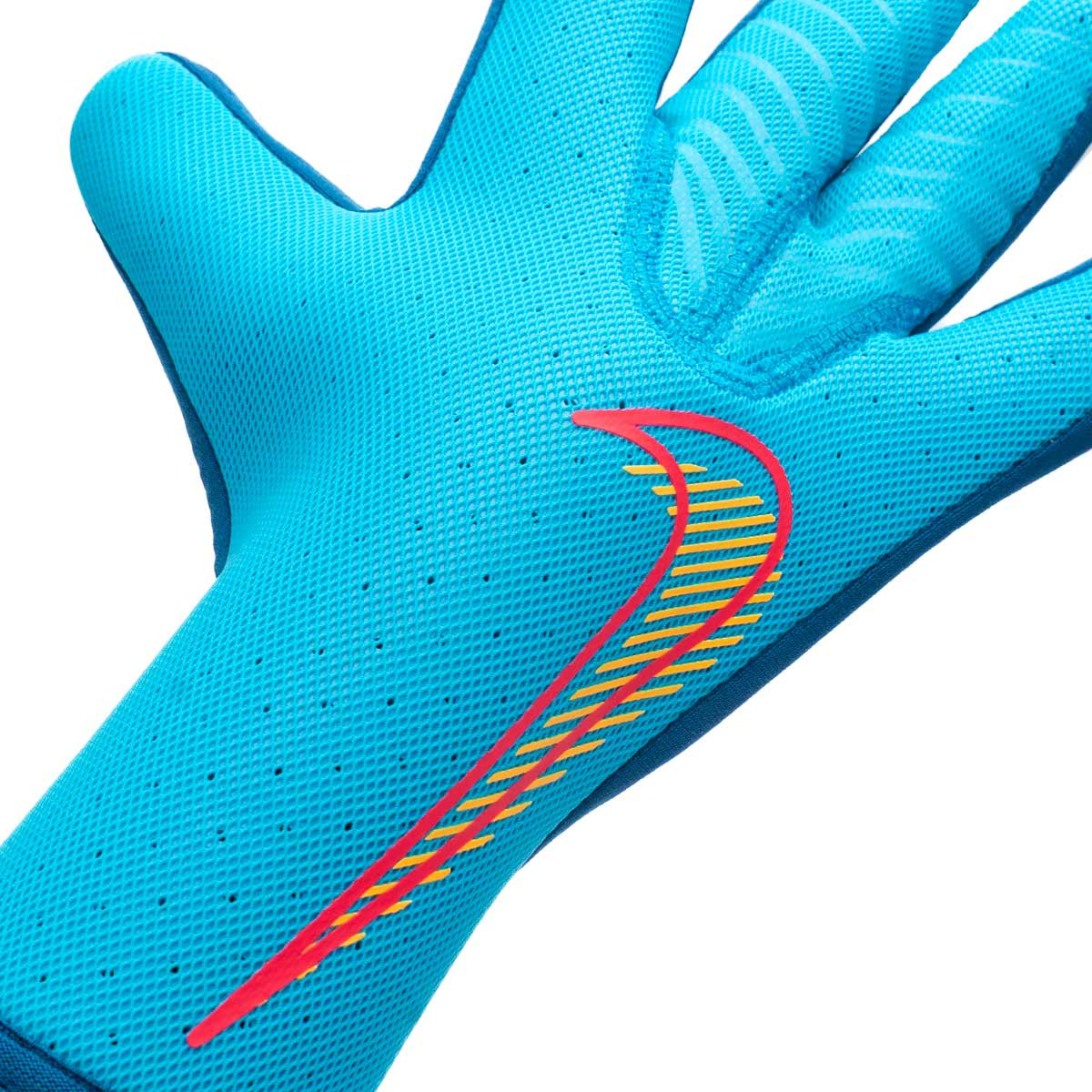 Guante de portero Nike Mercurial Touch Elite PROMO Chlorine  Blue-Marina-Siren Red - Fútbol Emotion