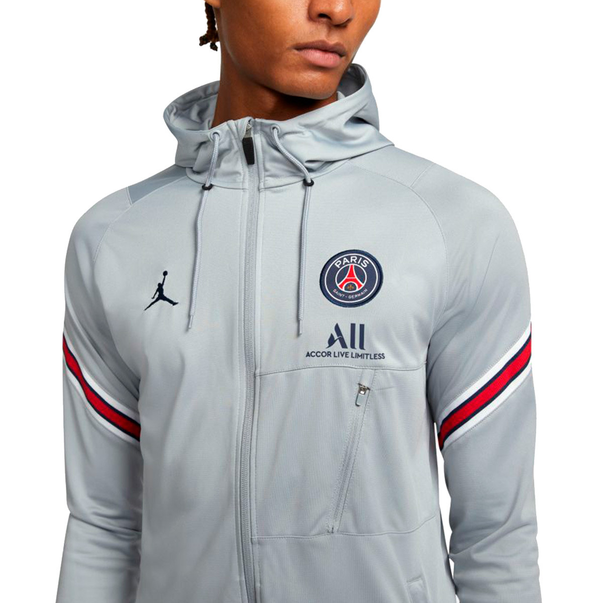 Tuta Nike Paris Saint-Germain FC x Jordan Training 2021-2022 Wolf  Grey-Midnight Navy-Midnight Navy - Fútbol Emotion