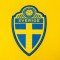 Camiseta Suecia Primera Equipación Euro 2022 Mujer Yellow