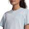Camiseta España Fanswear Euro 2022 Mujer Sky Tint-Shock Cyan-Navy Blue