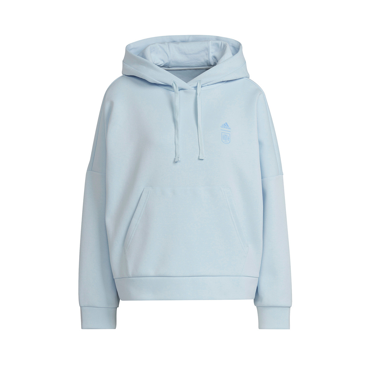 Sudadera España Fanswear Euro Mujer Sky Tint-Shock Cyan-Navy Blue - Emotion